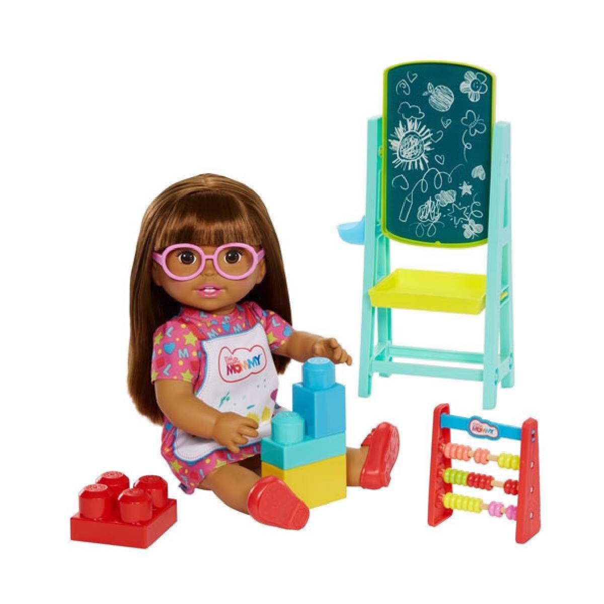Little Mommy Mi Primer Dia De Clases Mattel - Castaña-1
