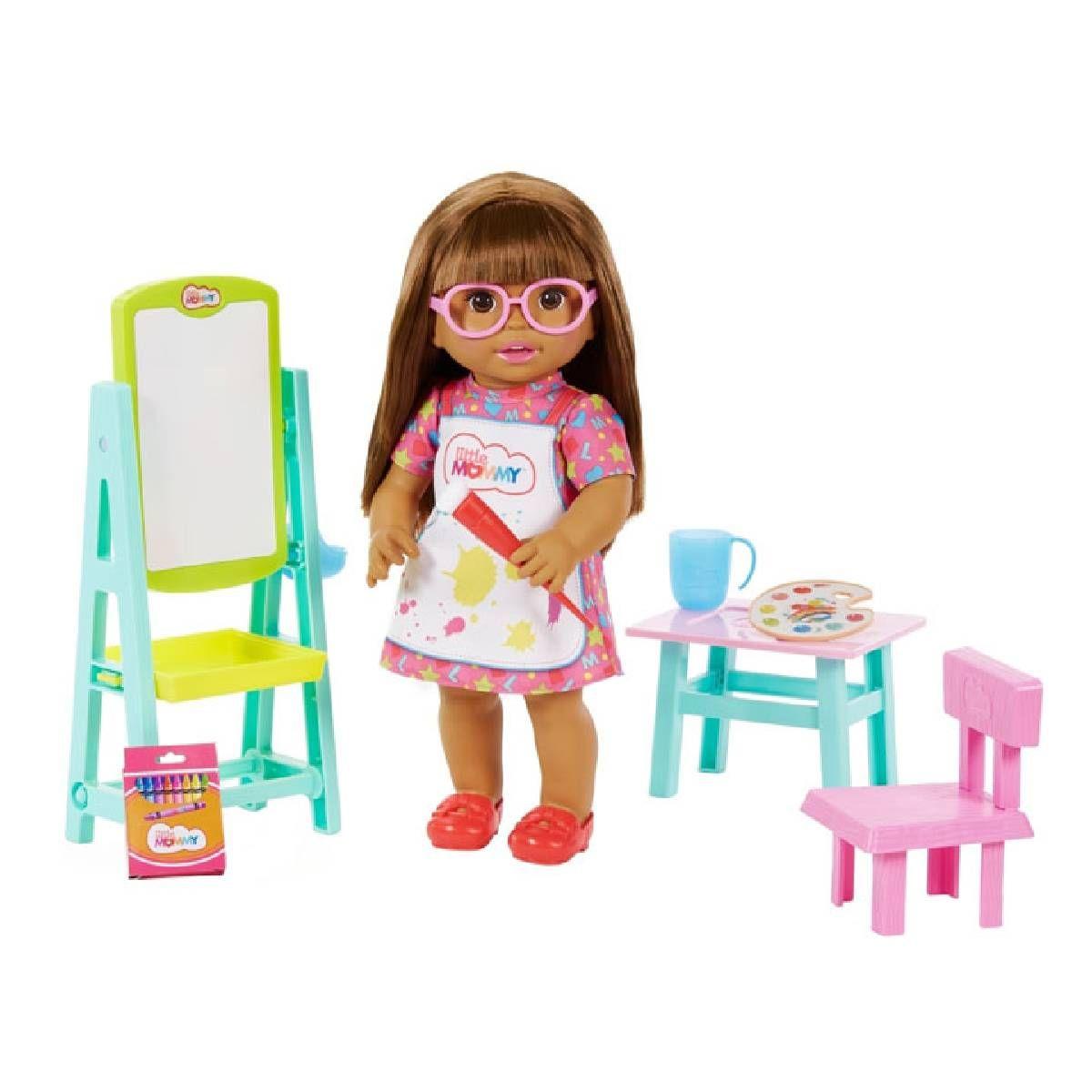 Little Mommy Mi Primer Dia De Clases Mattel - Castaña-5