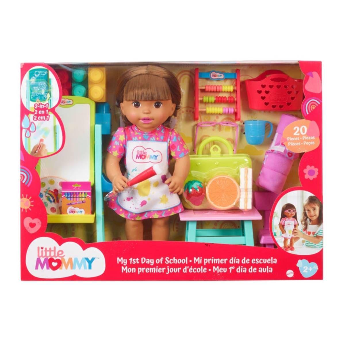 Little Mommy Mi Primer Dia De Clases Mattel - Castaña-6