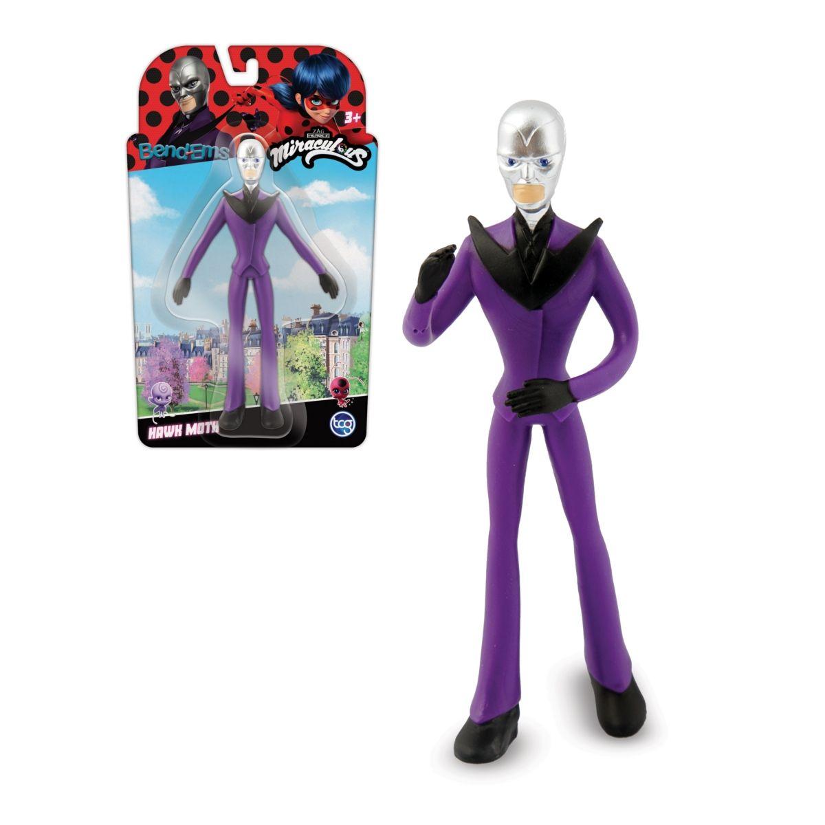 Figura 13 Cms De Goma Flexible Miraculous - Hawk Moth-0