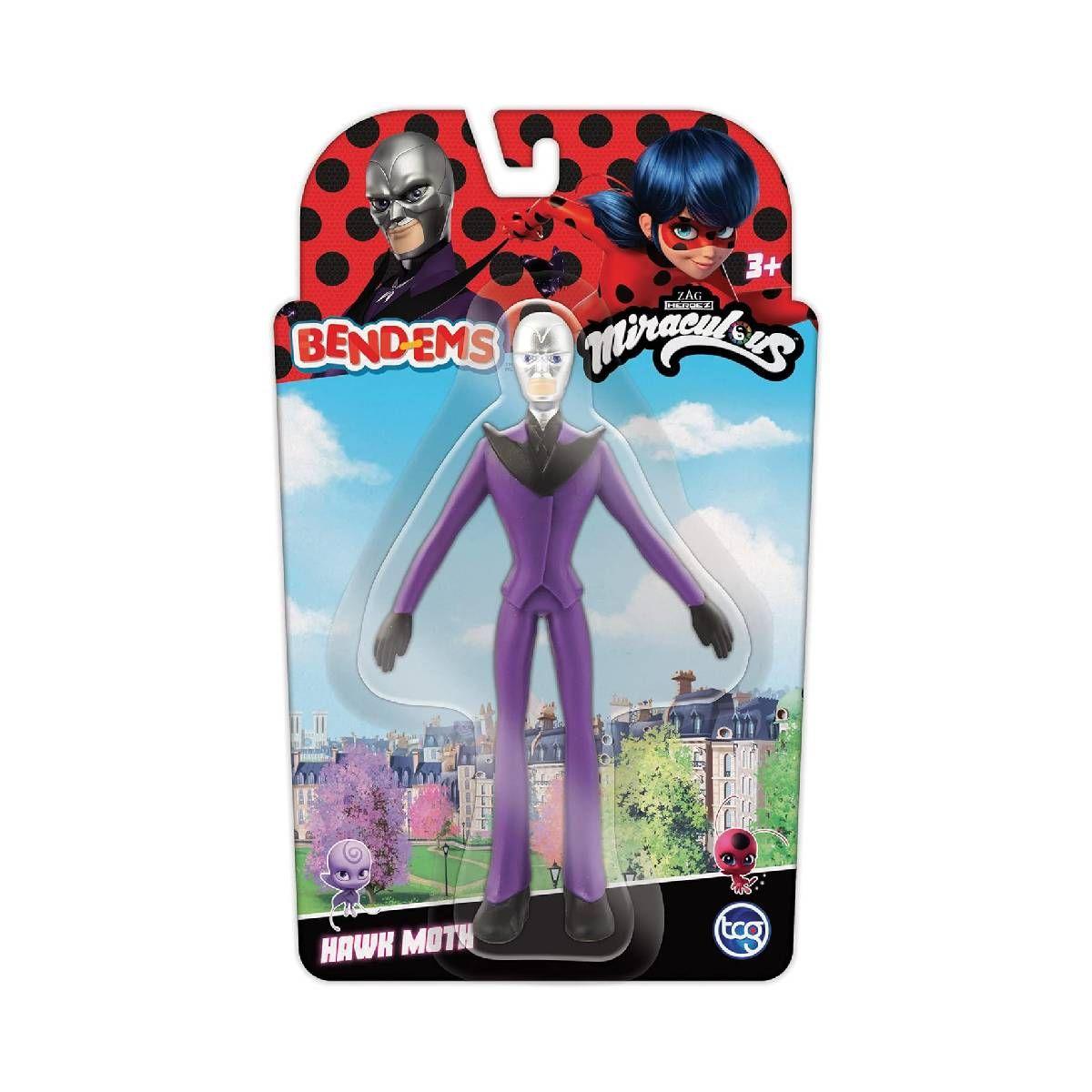 Figura 13 Cms De Goma Flexible Miraculous - Hawk Moth-3
