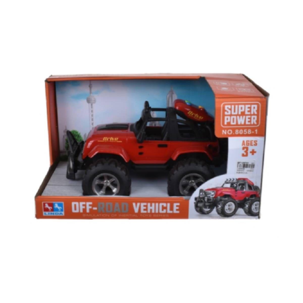 Jeep 27 Cms Con Ruedas Patonas Blandas Con Sonido Y Luces-2