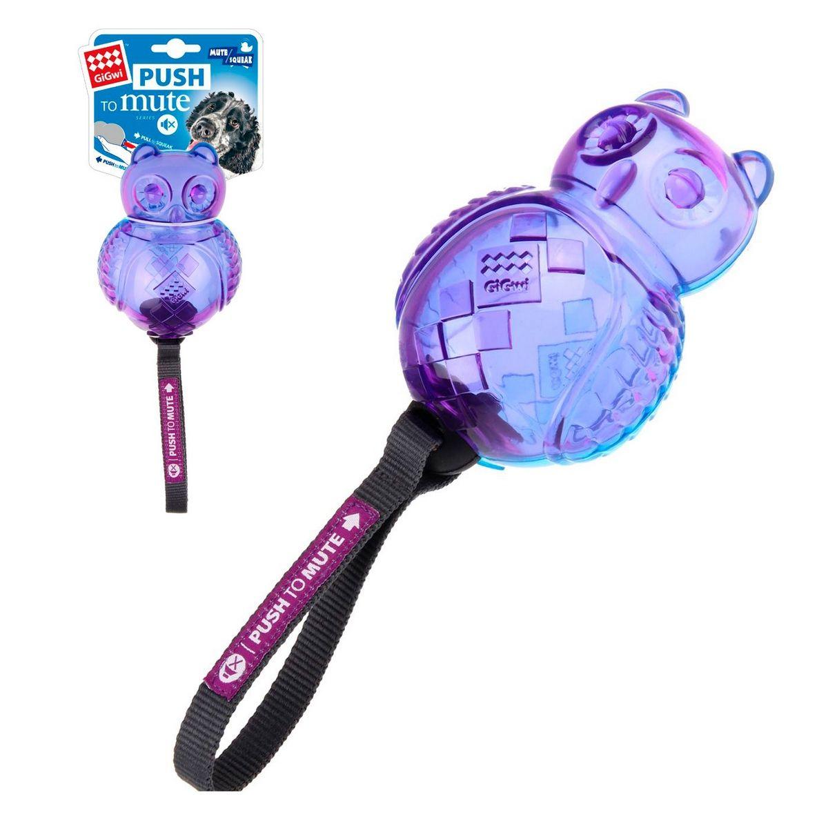 Gigwi - Búho Push To Mute Morado/Azul Transparente-0