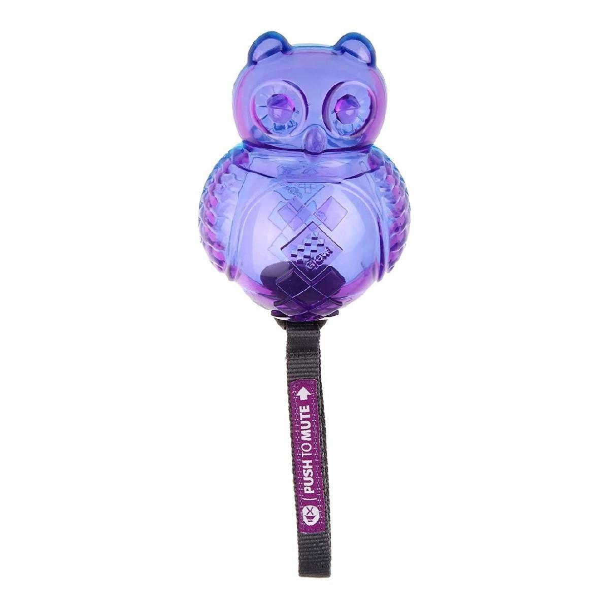 Gigwi - Búho Push To Mute Morado/Azul Transparente-3