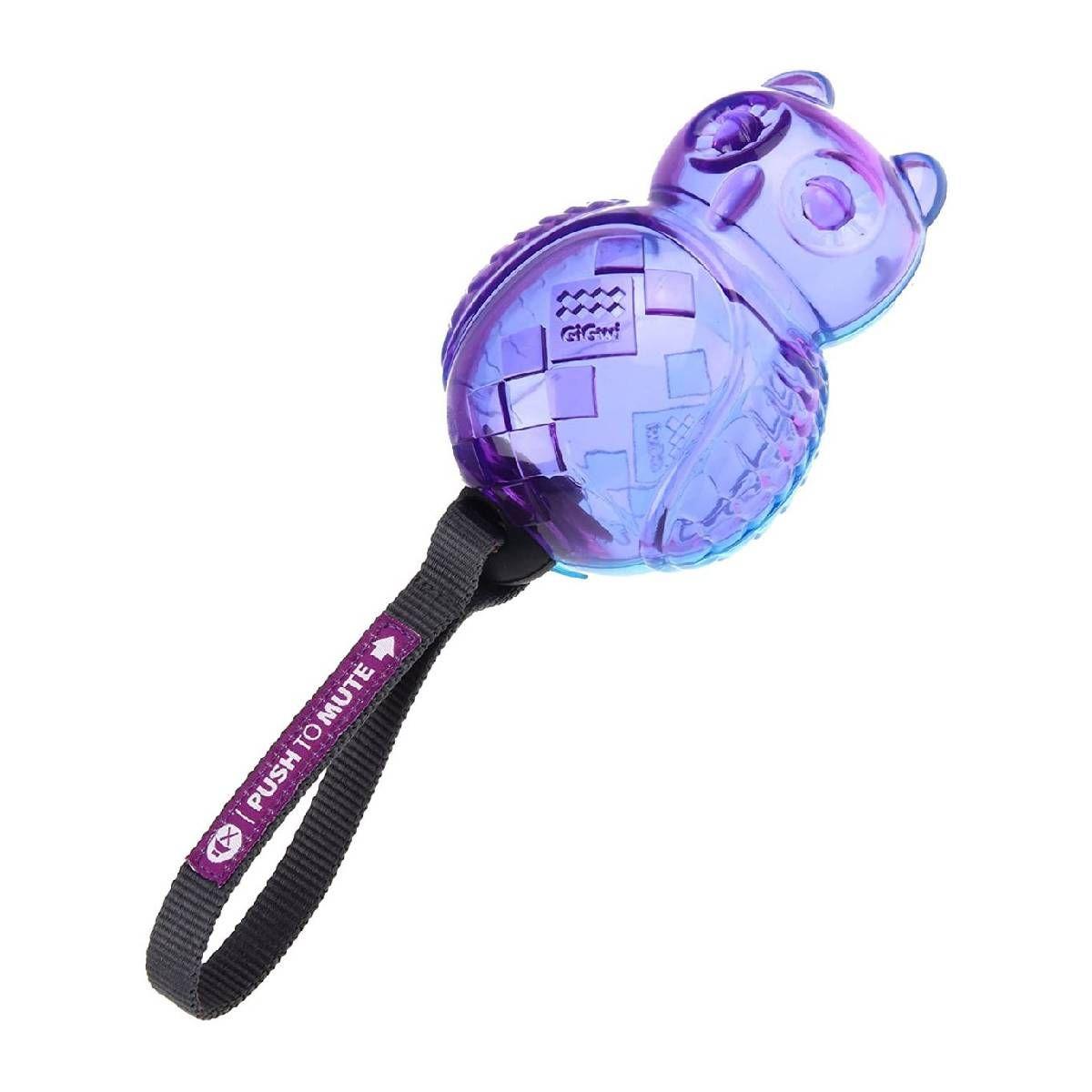 Gigwi - Búho Push To Mute Morado/Azul Transparente-6