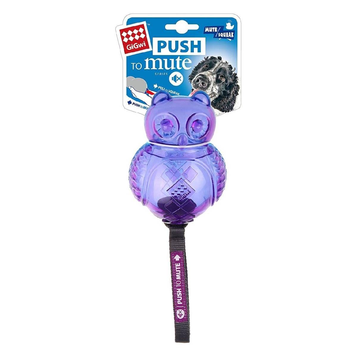 Gigwi - Búho Push To Mute Morado/Azul Transparente-8