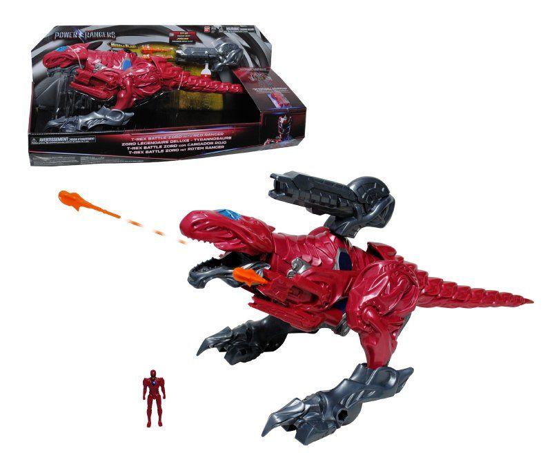 Dino Zord Rojo Con Figura 5 Cm. Power Rangers Movi-0