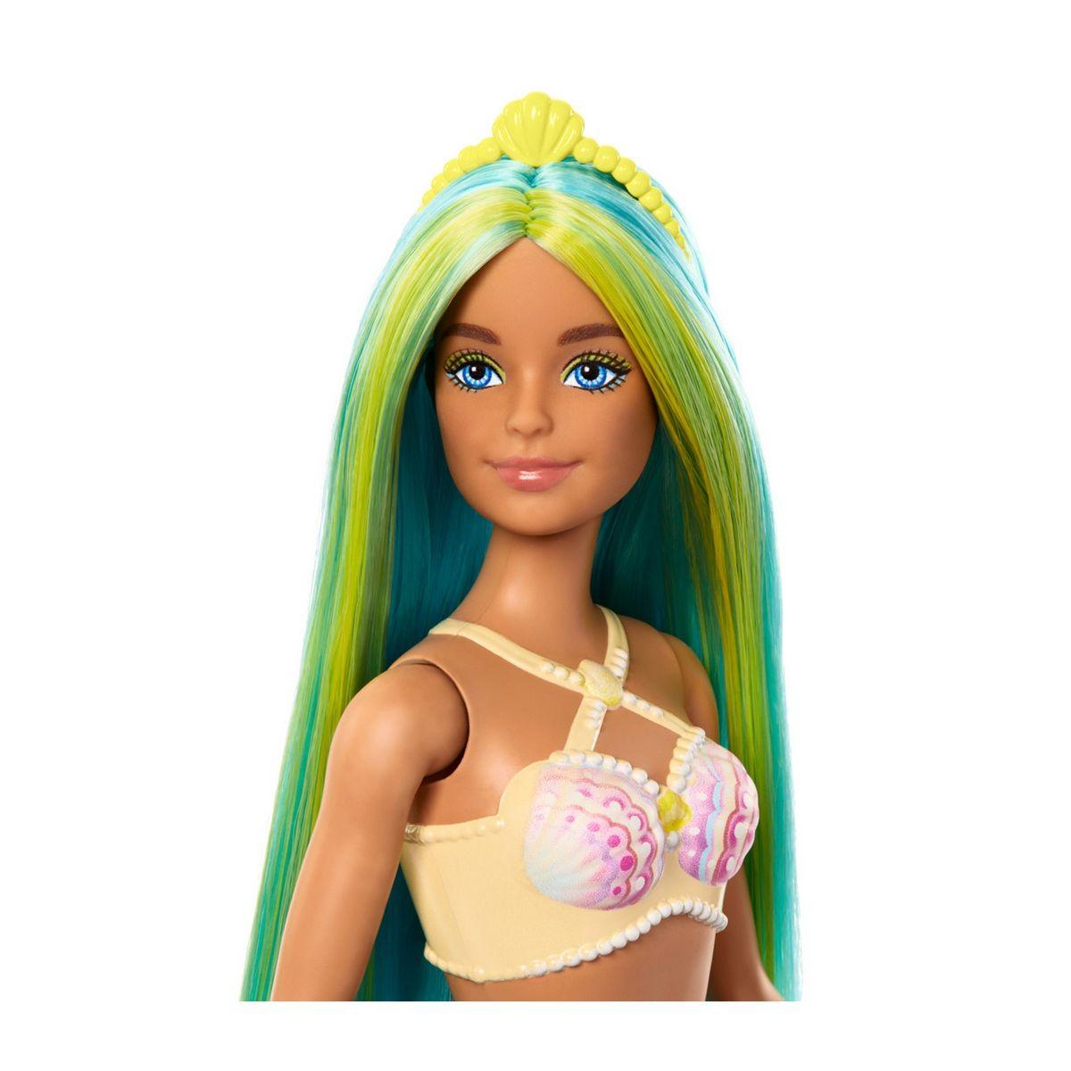 BARBIE FANTASIA SIRENAS CABELLO DE COLORES - CABELLO CELEST-3