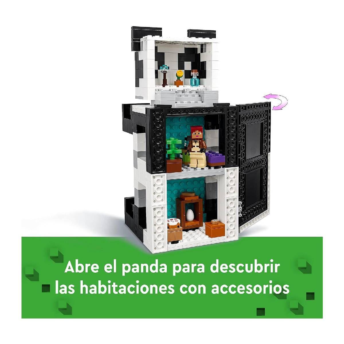 EL REFUGIO-PANDA LEGO MINECRAFT-6