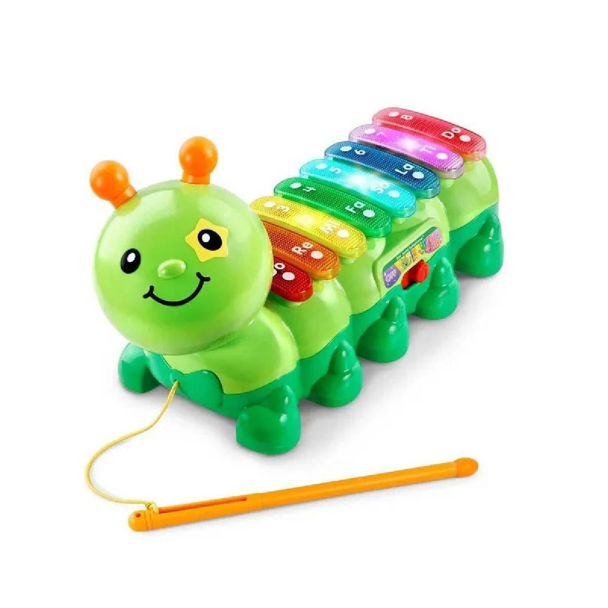 Juguete didáctico VTECH oruga percusionista con luces y-5