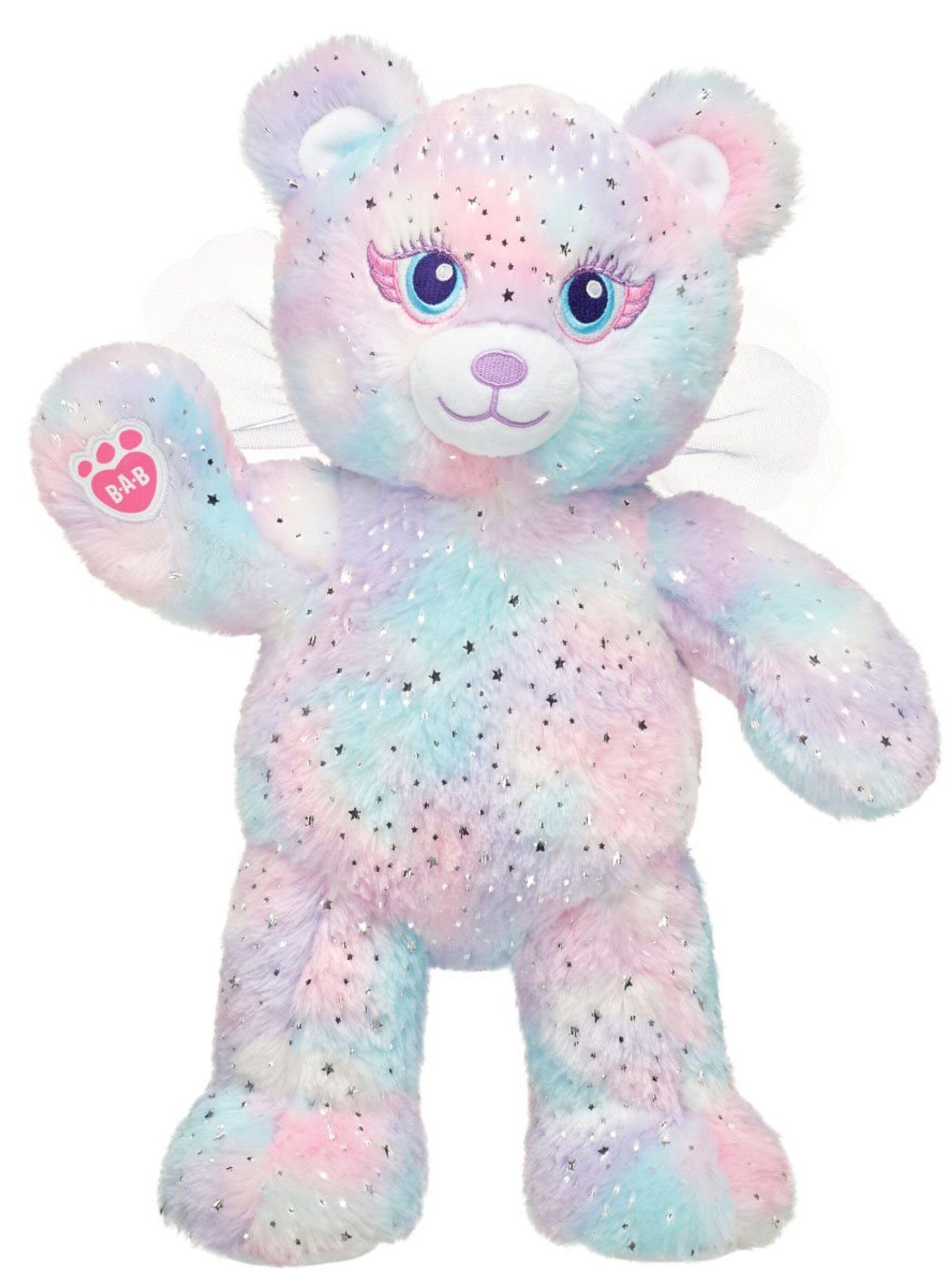 Peluche Build a Bear oso hada con alas de tul-2