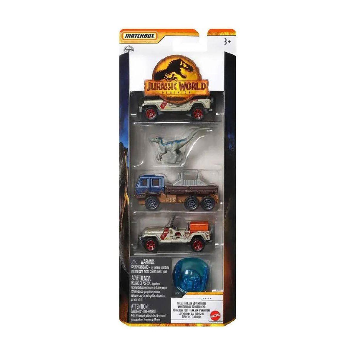 MATCHBOX AUTOS JURASSIC WORLD - BLUE-0