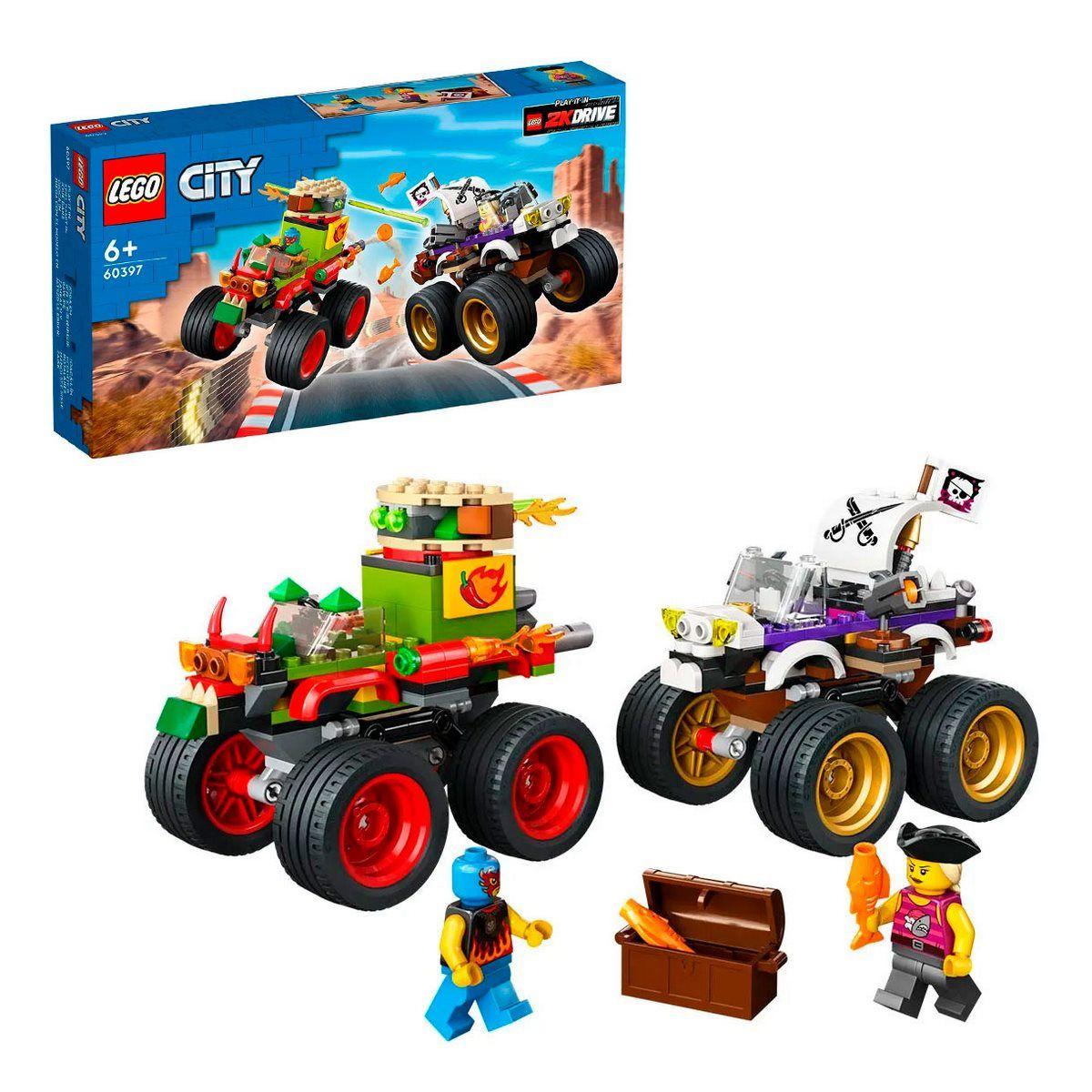 CARRERA DE CAMIONETAS MONSTRUO LEGO CITY-0