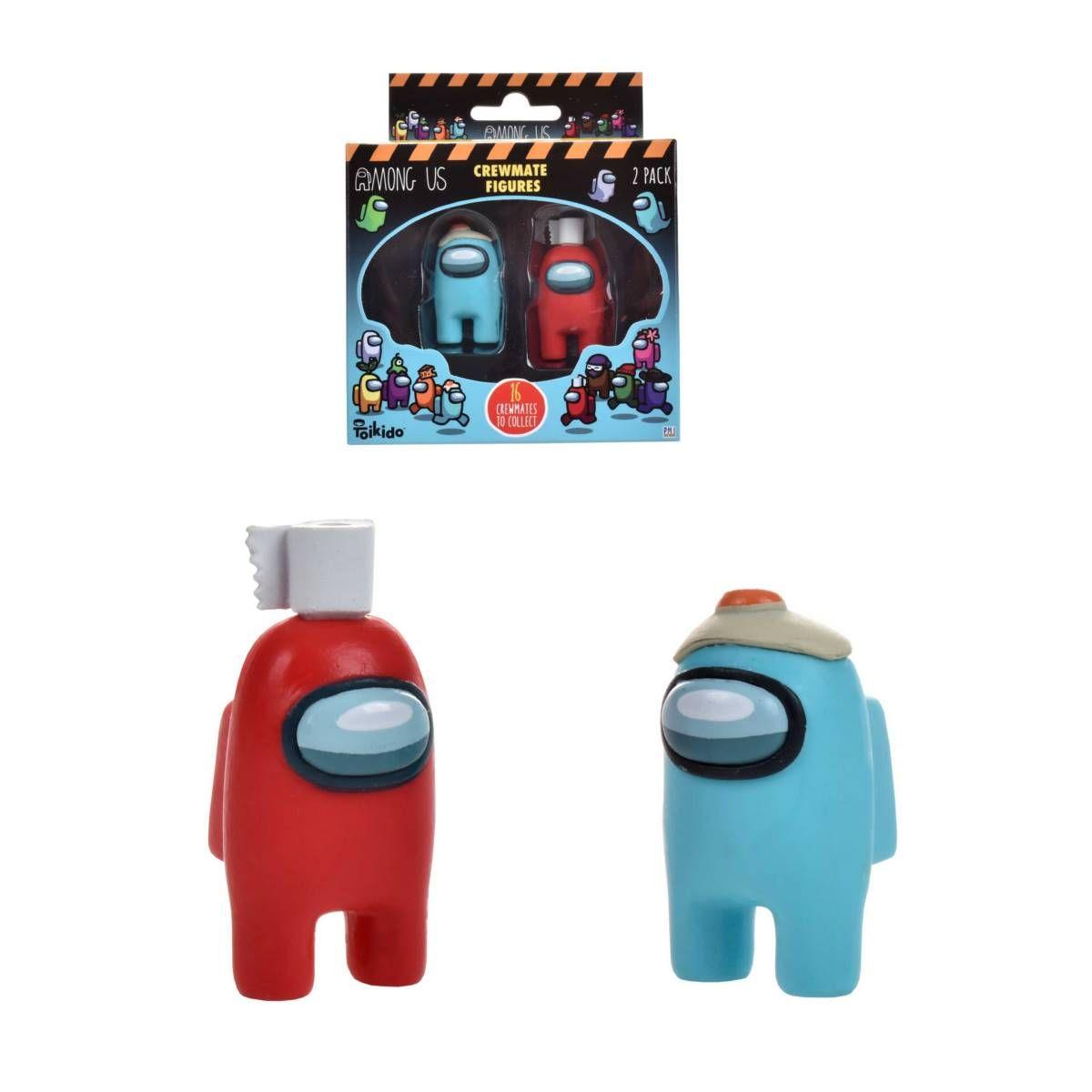 Pack 2 Figuras De 5 Cms Among Us - Light Blue Crewmate With-0