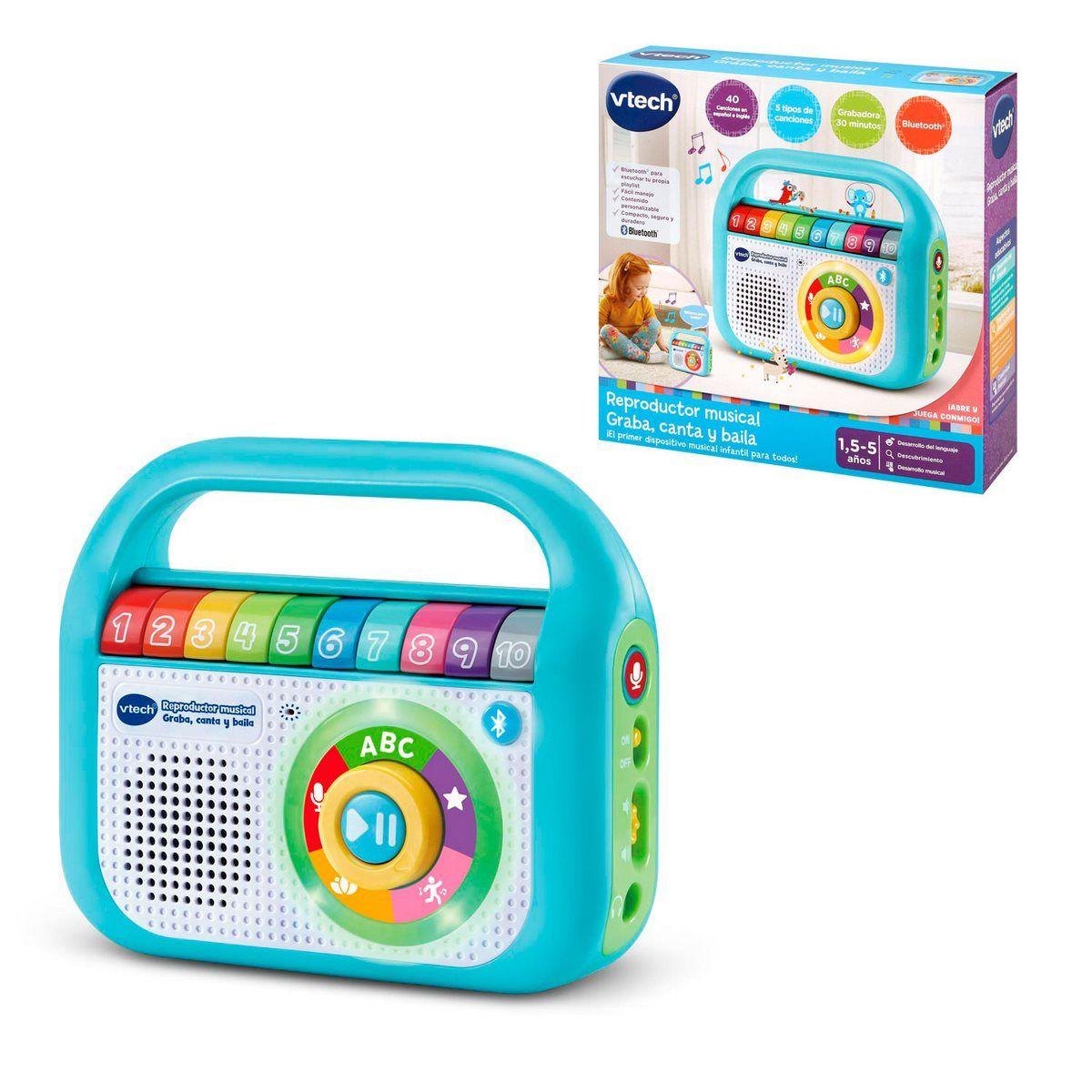 REPRODUCTOR MUSICAL GRABA CANTA Y BAILA VTECH-0