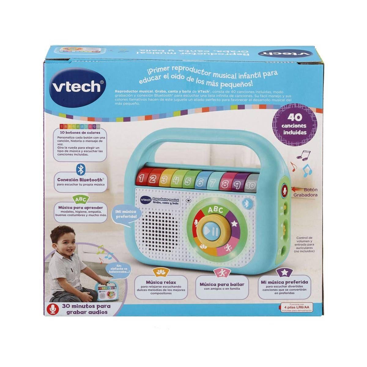 REPRODUCTOR MUSICAL GRABA CANTA Y BAILA VTECH-7