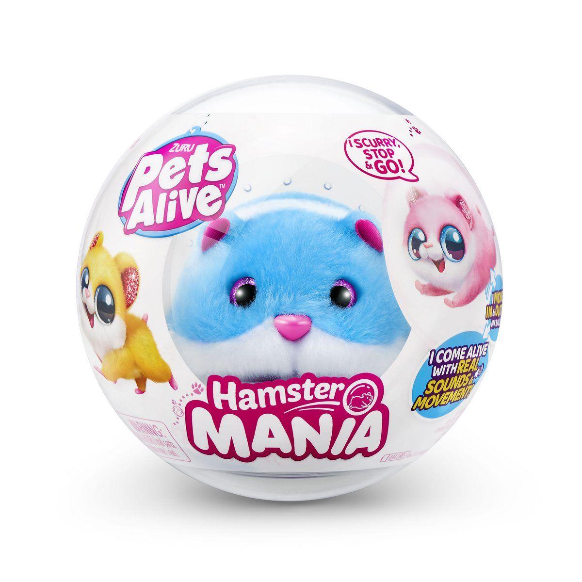 Hamster Caminador En Bola Pets Alive Zuru - Celeste-2