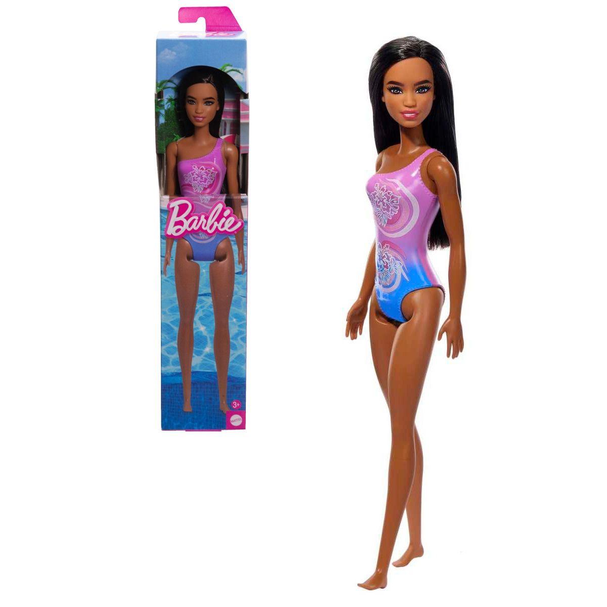 BARBIE FASHION & BEAUTY - TRAJE DE BAÑO MORADO-0