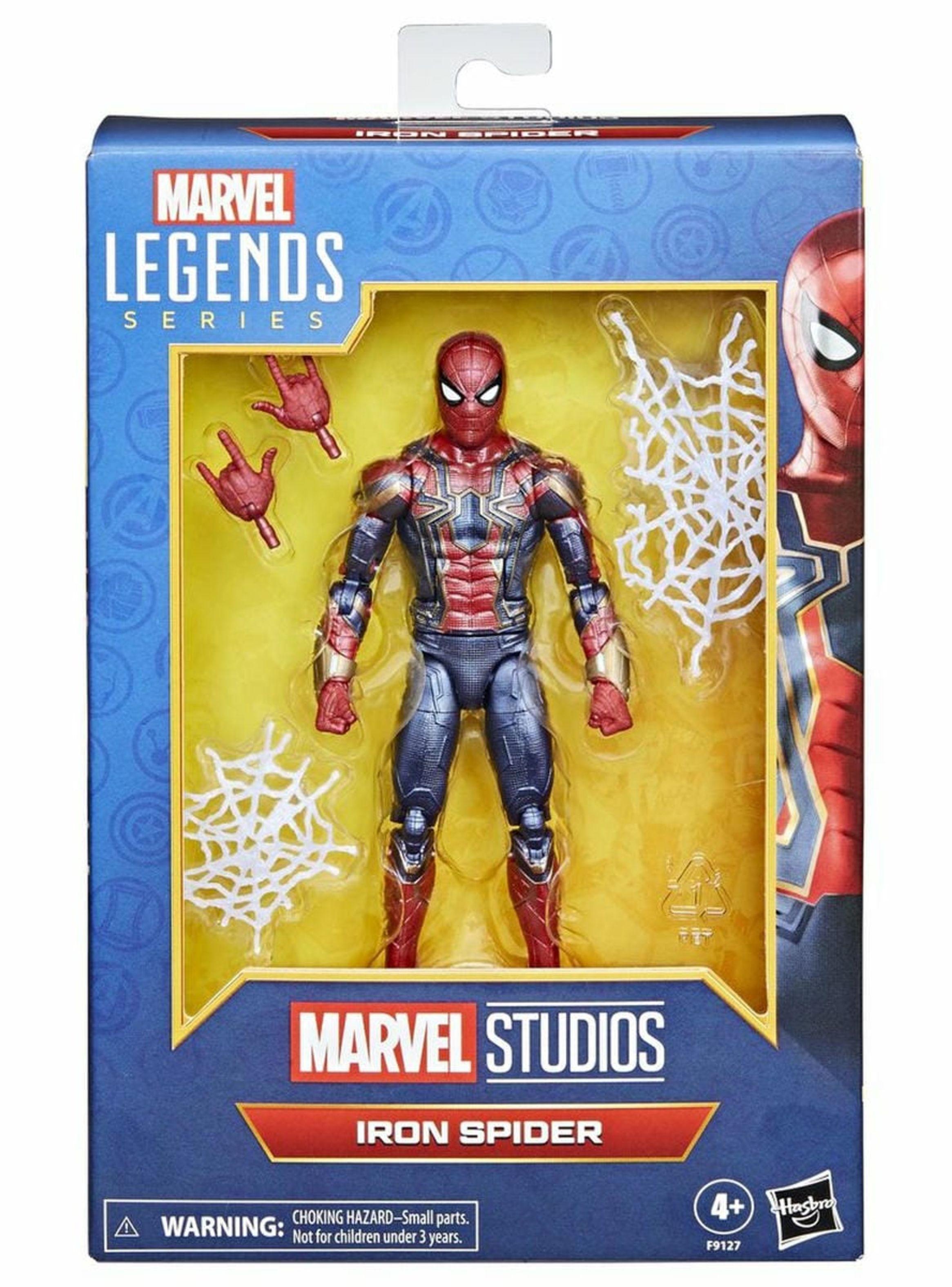 Figura de acción marvel spiderman legends series iron spider-2