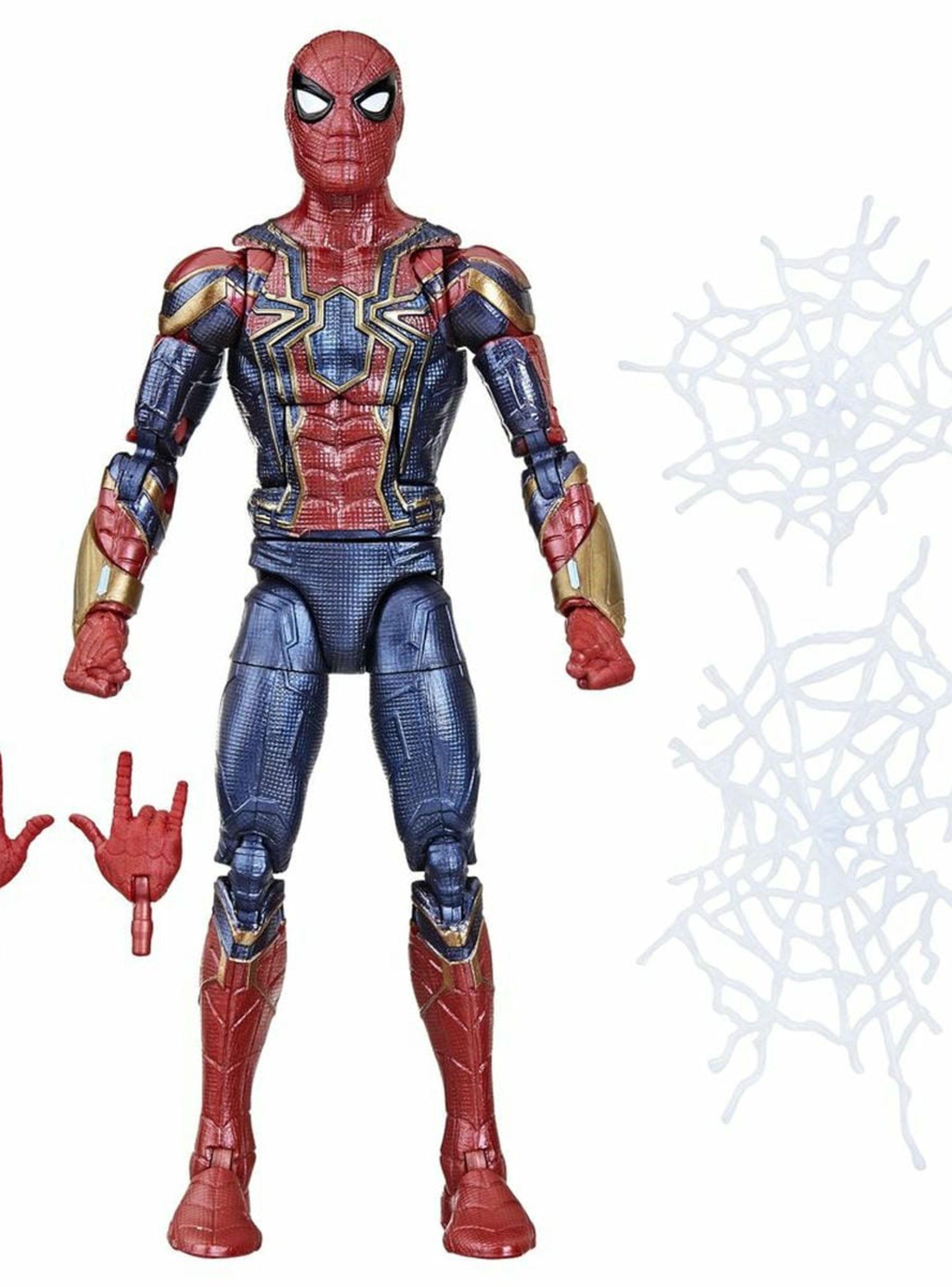Figura de acción marvel spiderman legends series iron spider-4