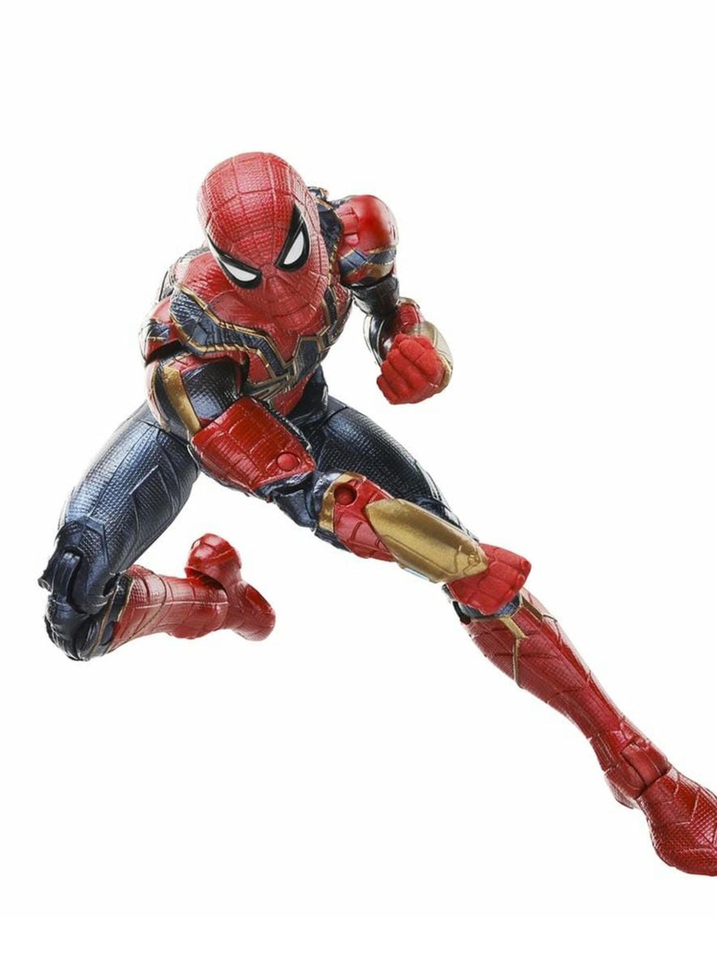 Figura de acción marvel spiderman legends series iron spider-6