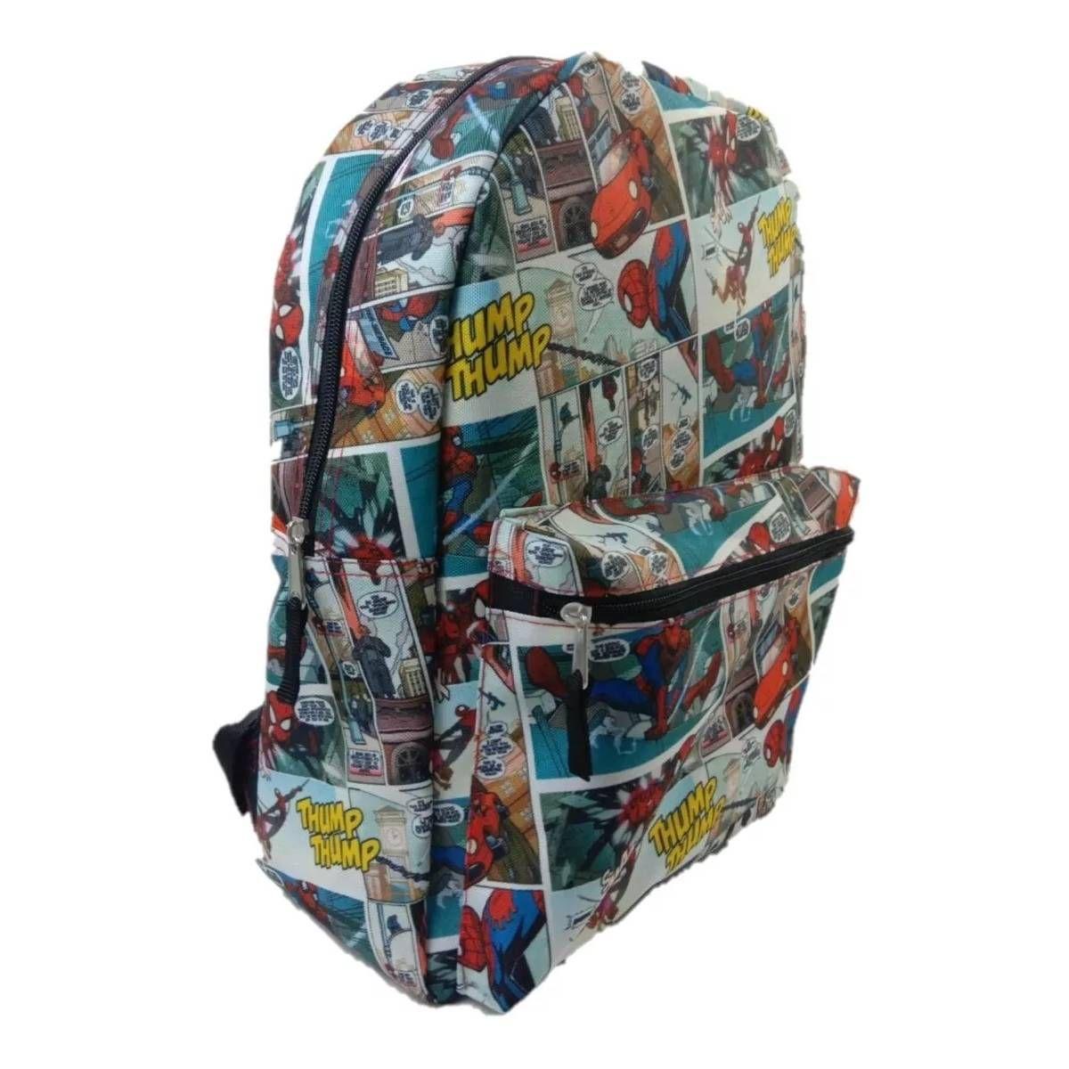 Mochia Juvenil Spiderman Comics 40 Cm-1
