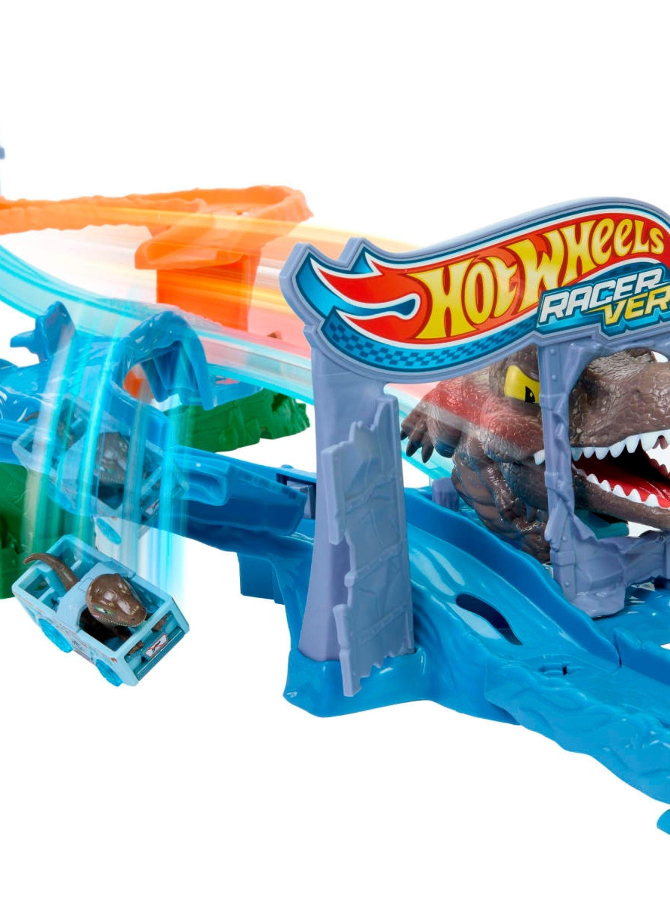 Hot Wheels Racreverse Pista De Juguete Jurassic World-4