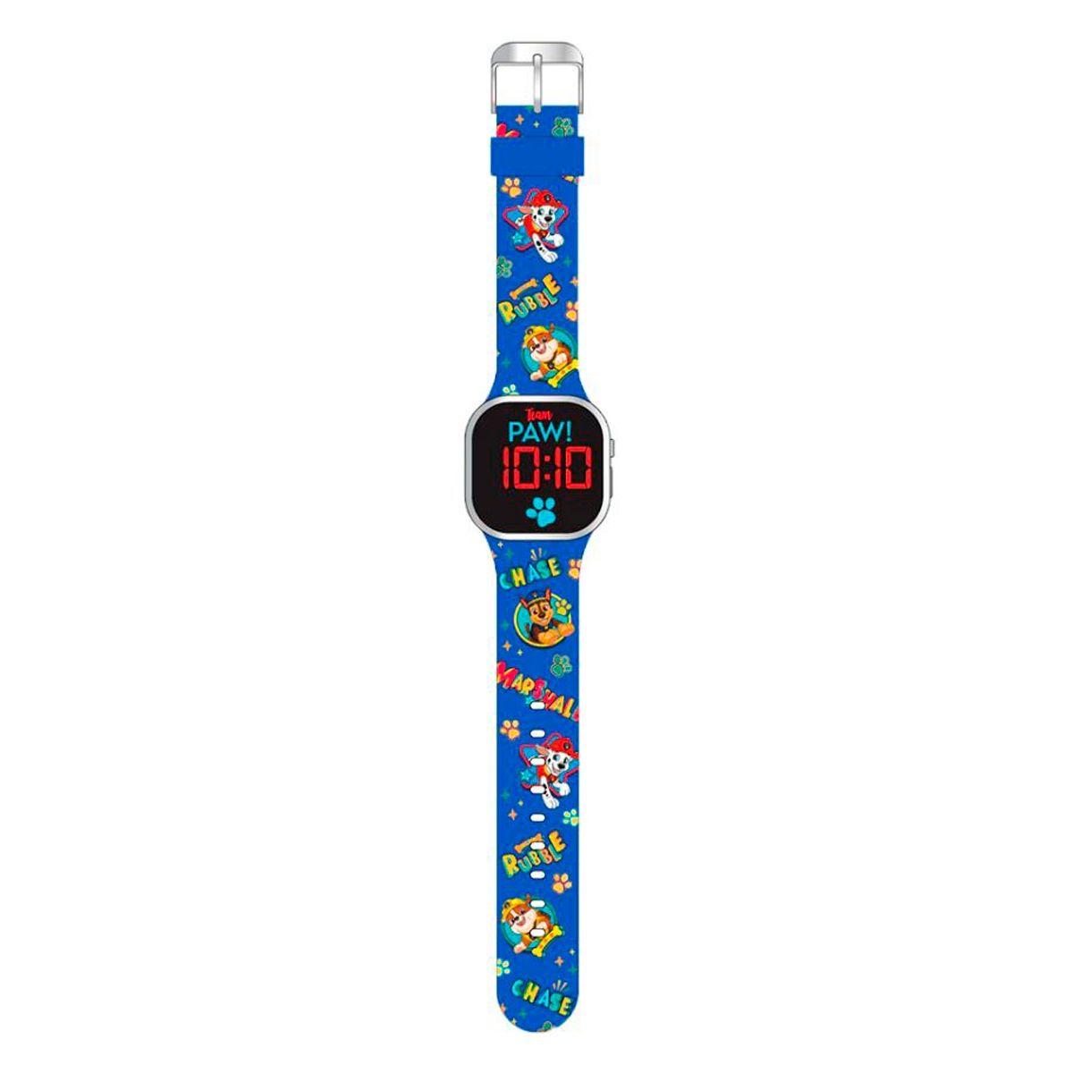 RELOJ PAW PATROL LED AZUL-0