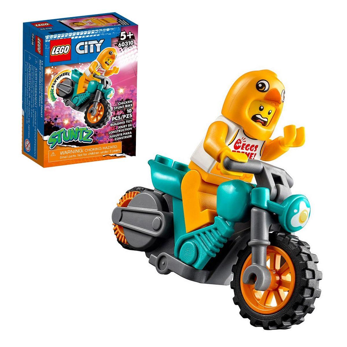 Moto Acrobática Pollo Lego City-0