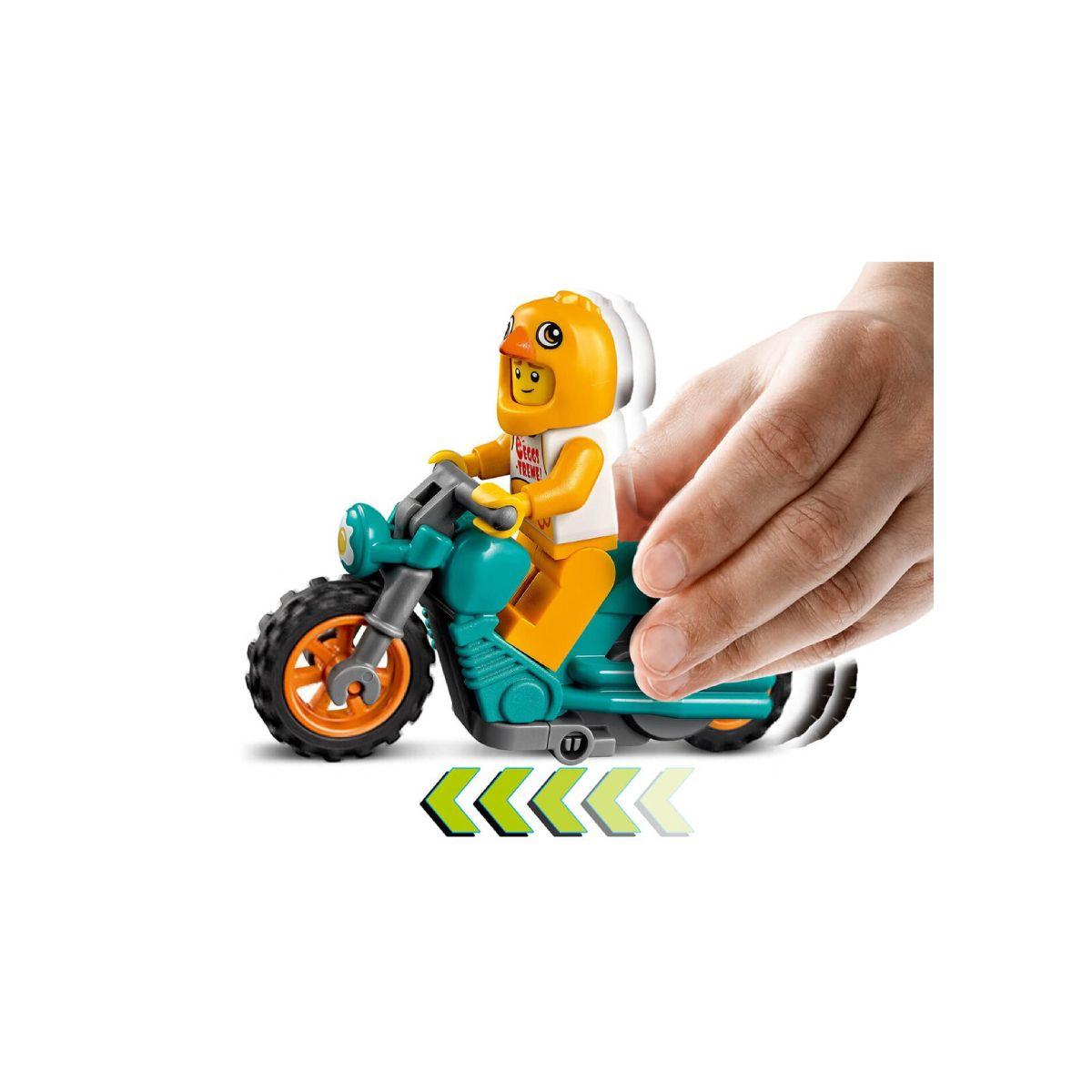 Moto Acrobática Pollo Lego City-3