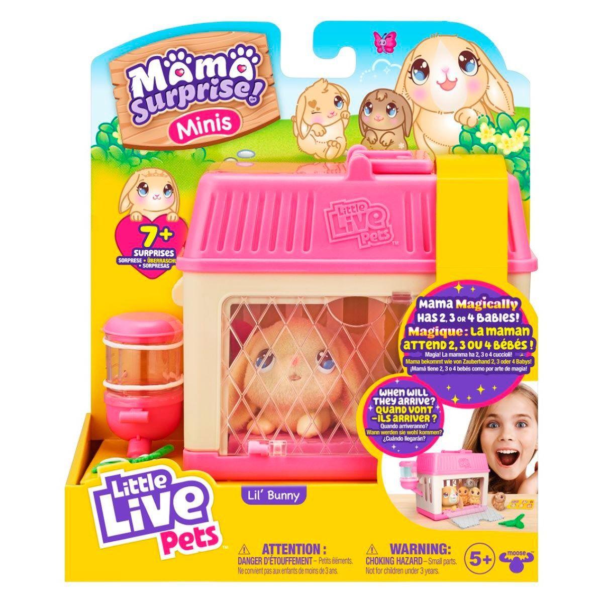 LITTLE LIVE PETS MAMA SORPRESA SET JUEGO MINI ROSADO-1