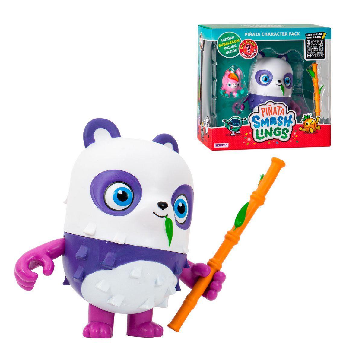 Box Con 3 Figuras Piñata Smashlings - Panda-0