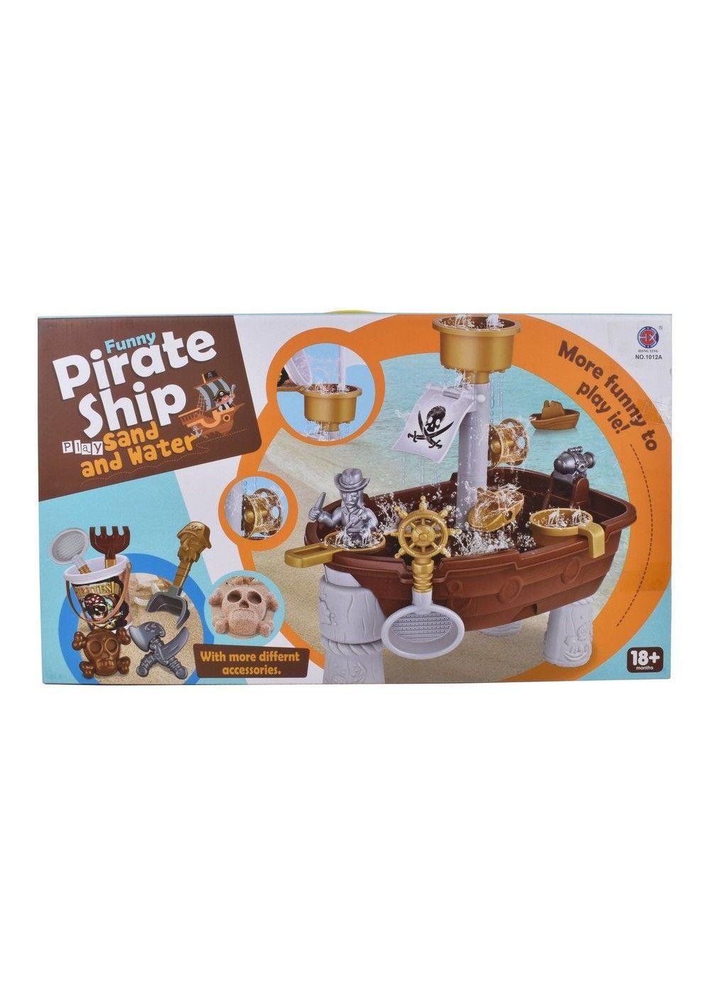 SET DE BARCO PIRATA PARA PLAYA 26 ACCESORIOS-2