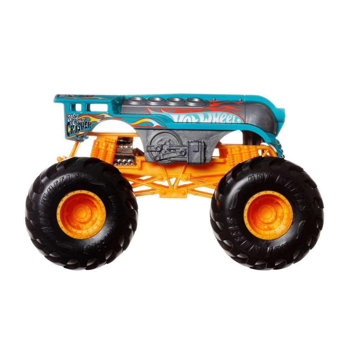 HOT WHEELS MONSTER TRUCKS ESCALA 1:24 - WEST COAST CRUSHER-3