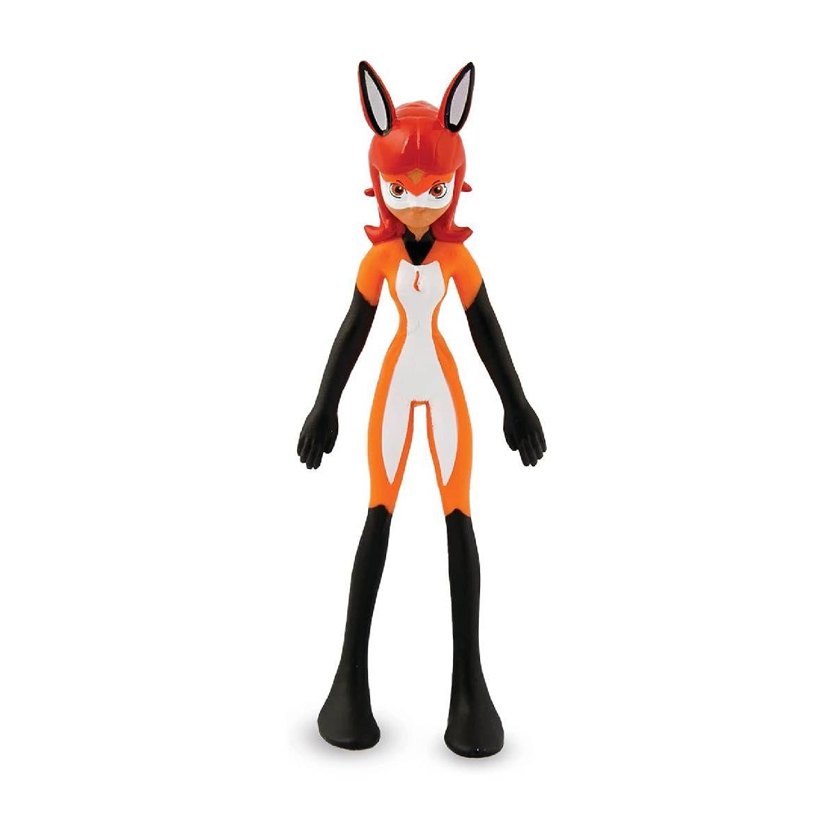 Figura 13 Cms De Goma Flexible Miraculous - Rena Rouge-1