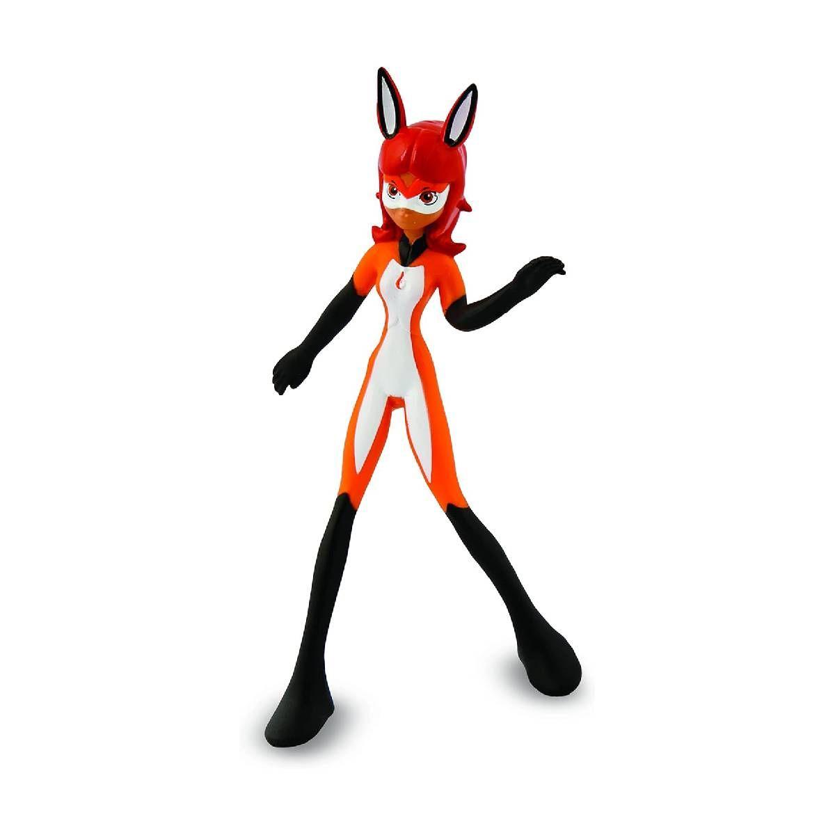 Figura 13 Cms De Goma Flexible Miraculous - Rena Rouge-2