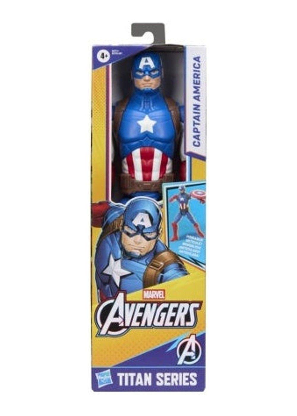 (MARVEL) FIGURA AVENGERS MARVEL TITAN HERO - CAPITAN AMERICA-3