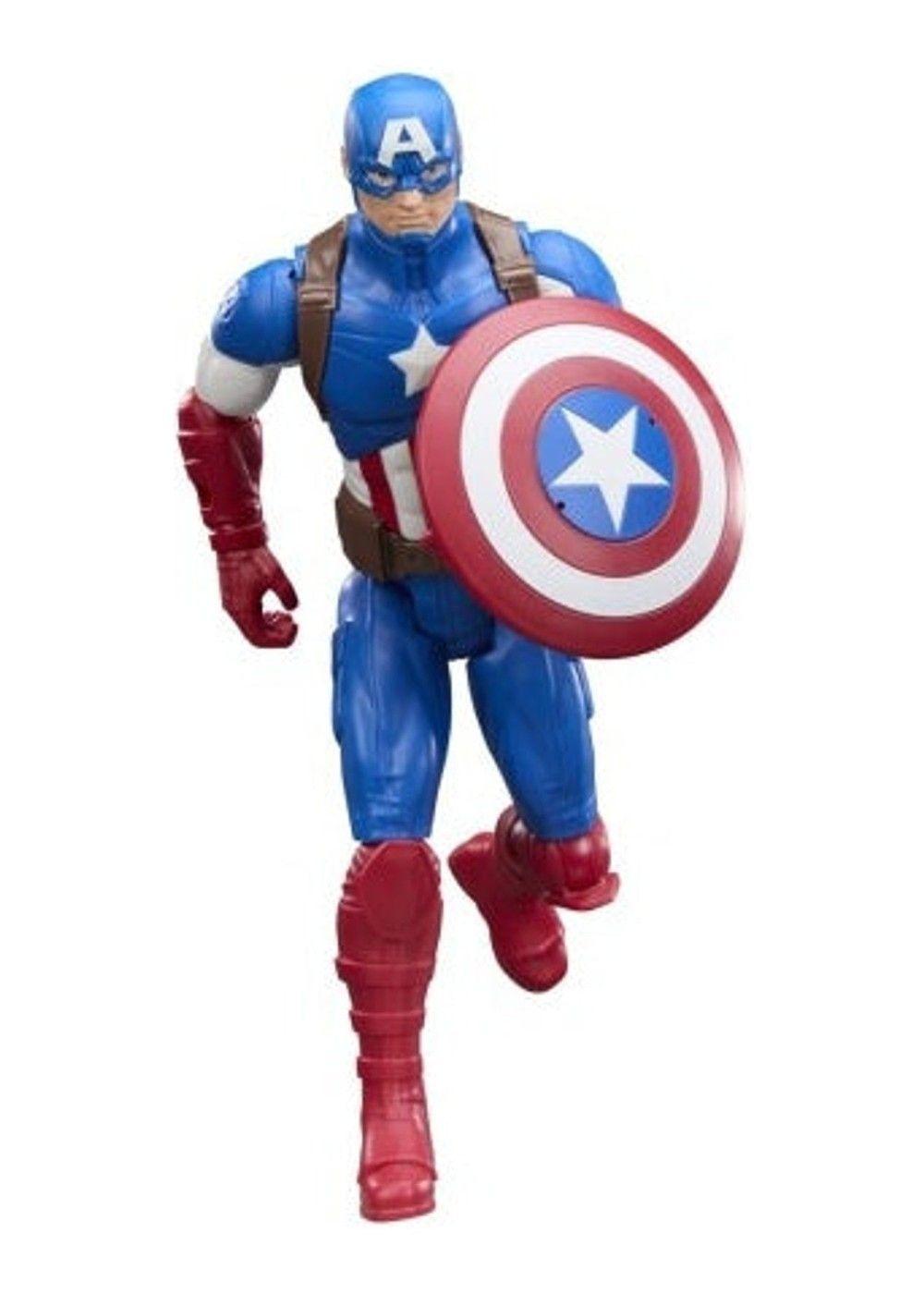 (MARVEL) FIGURA AVENGERS MARVEL TITAN HERO - CAPITAN AMERICA-4