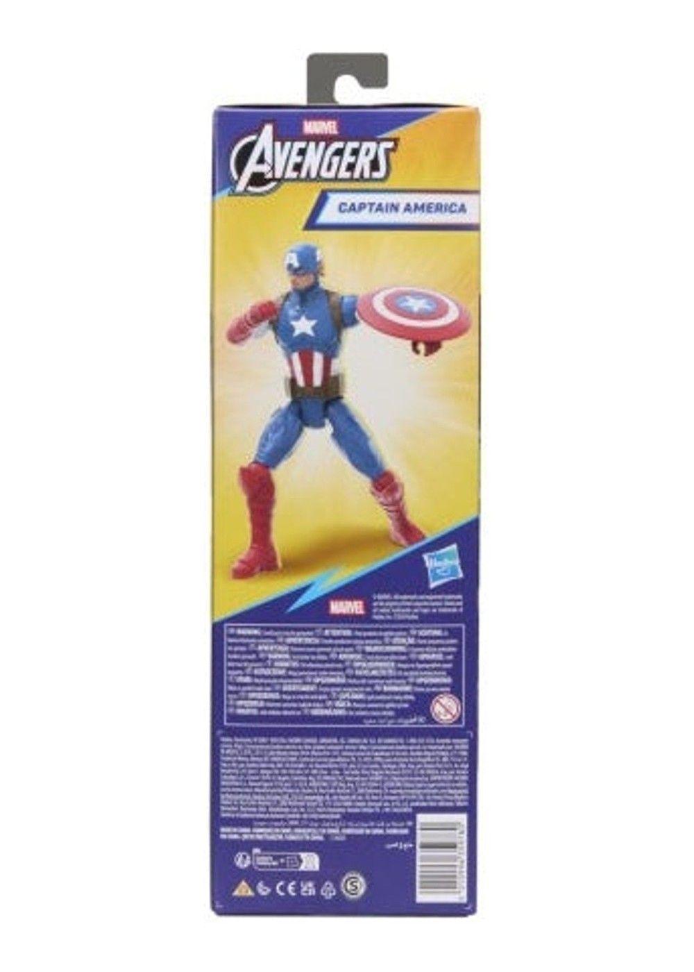 (MARVEL) FIGURA AVENGERS MARVEL TITAN HERO - CAPITAN AMERICA-5