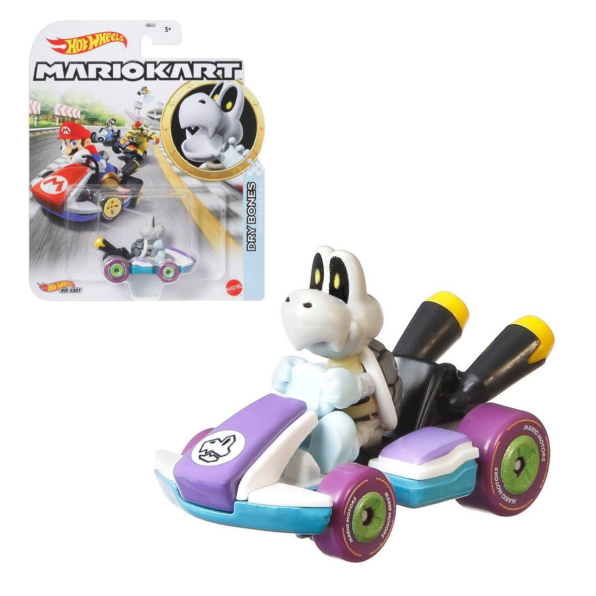 Hot Wheels Mario Kart Personajes Escala 1:64 - Dry Bones-0
