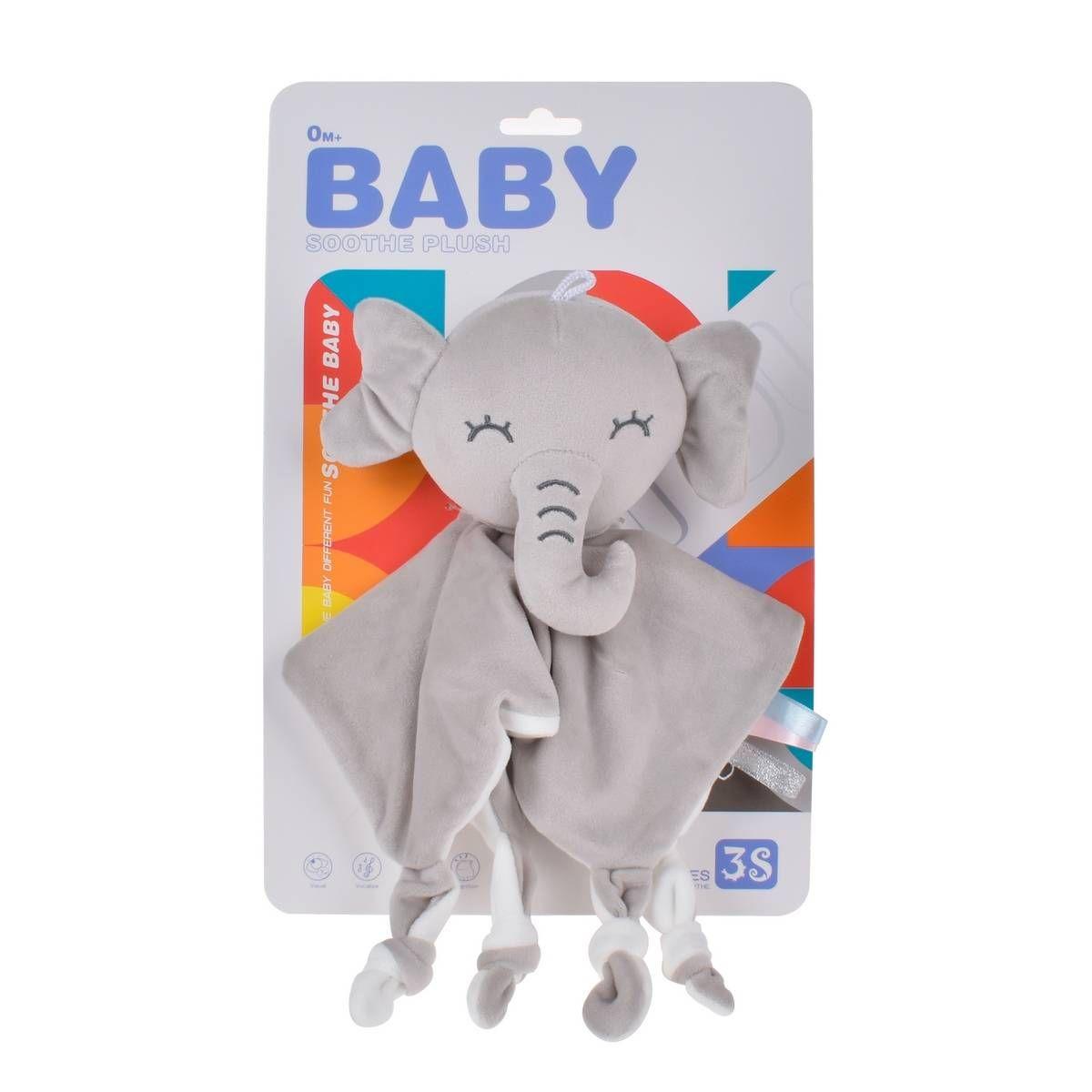 TUTO  DE PLUSH BLANCO CON SONAJERO - ELEFANTE-3