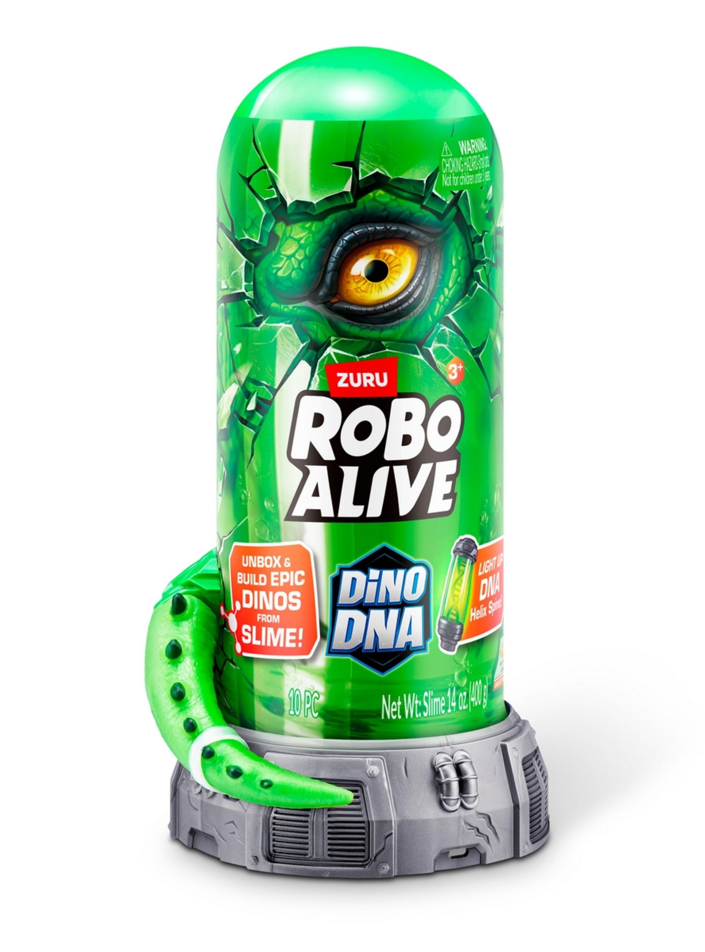 DINO DNA ROBO ALIVE DE ZURU - VERDE-0