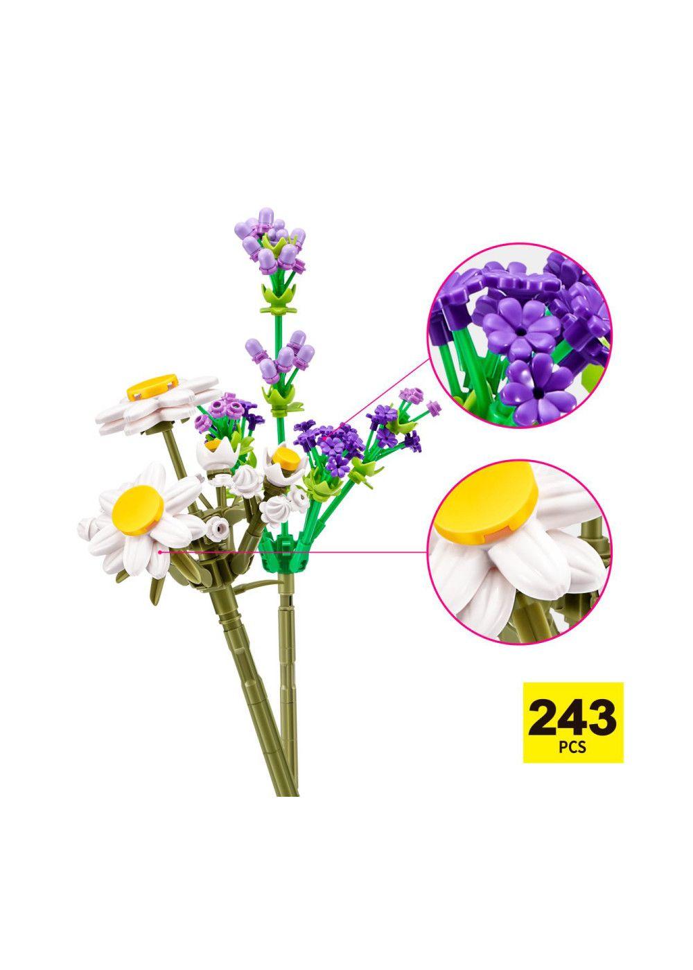 SET BLOQUES FLORES MAX - CON DIFERENTES MODELOS DE PIEZAS - DAISY Y LAVANDA-5