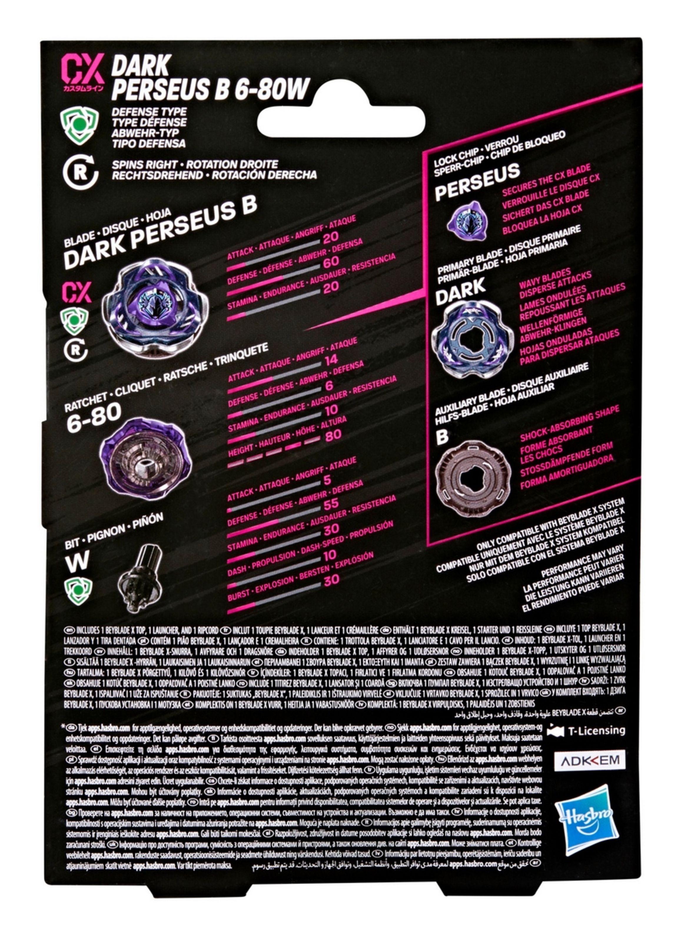 Trompo Beyblade X Surtido De Kits Iniciales Cx - Dark Perseus-3