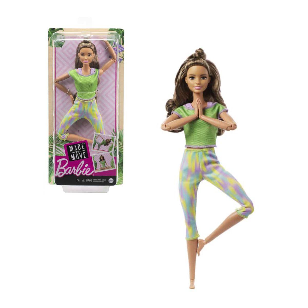 Barbie Movimientos Divertidos - Castaño-0