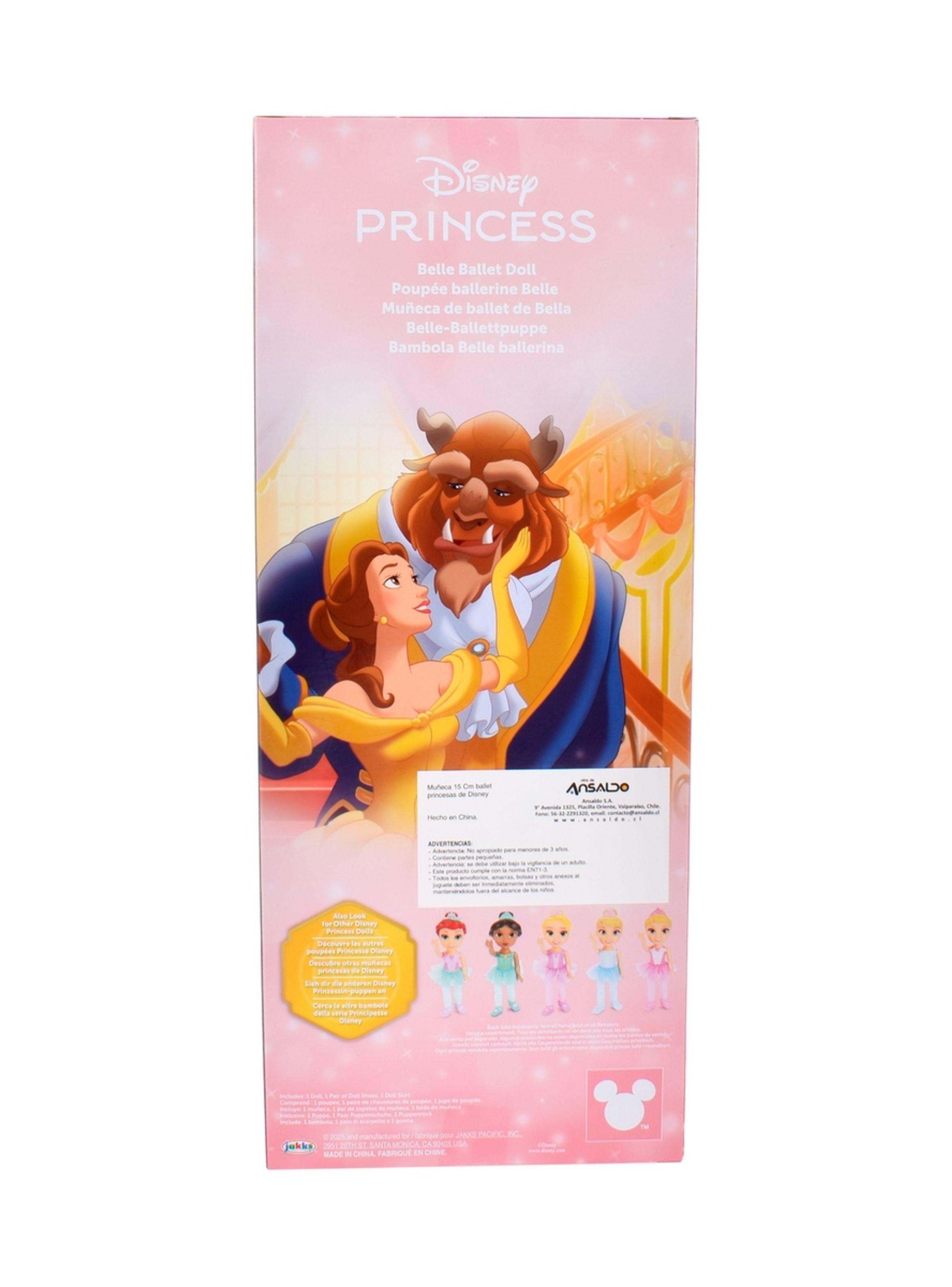 Muñeca Ballet Bella Princesas Disney 35 cm-3