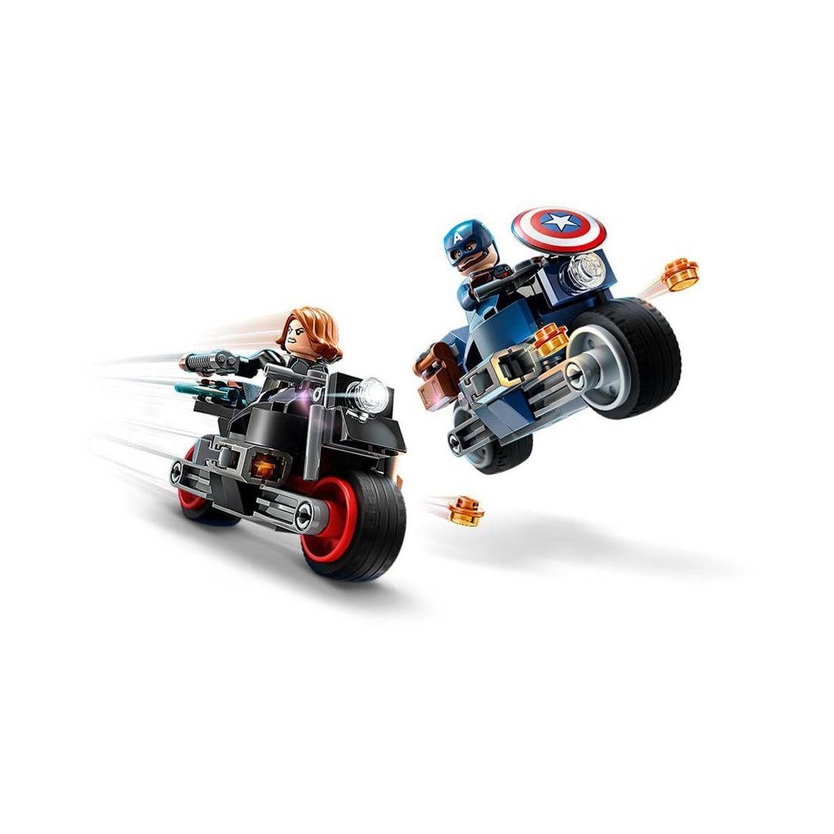 MOTOS VIUDA NEGRA Y CAPITÁN AMÉRICA LEGO SUPER HEROES MARVEL-5