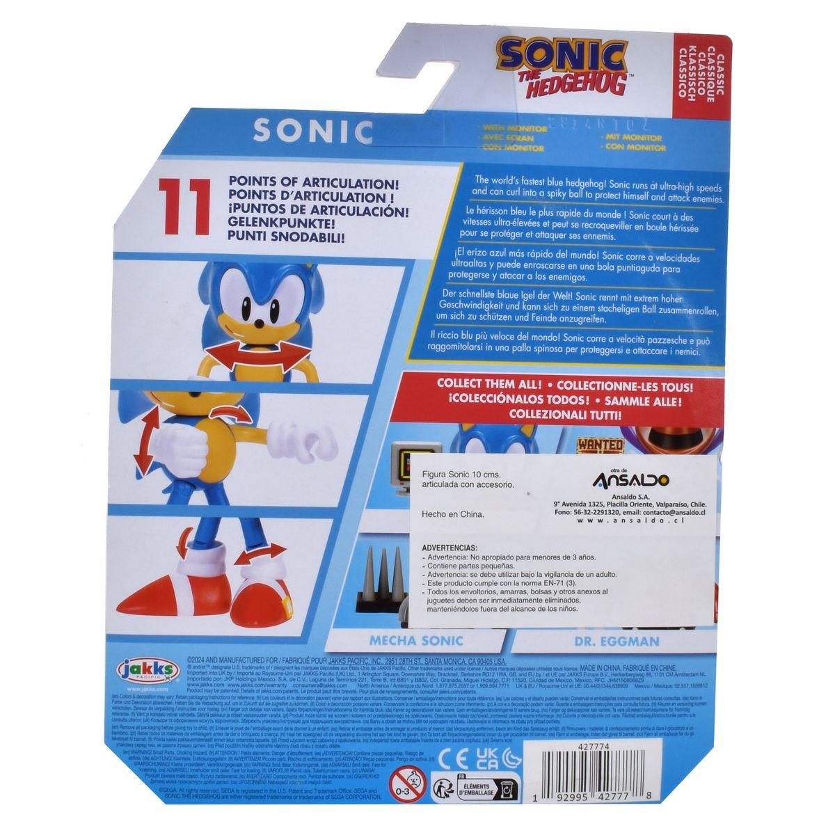 FIGURA SONIC 10 CM. CON ACCESORIO - SONIC-3