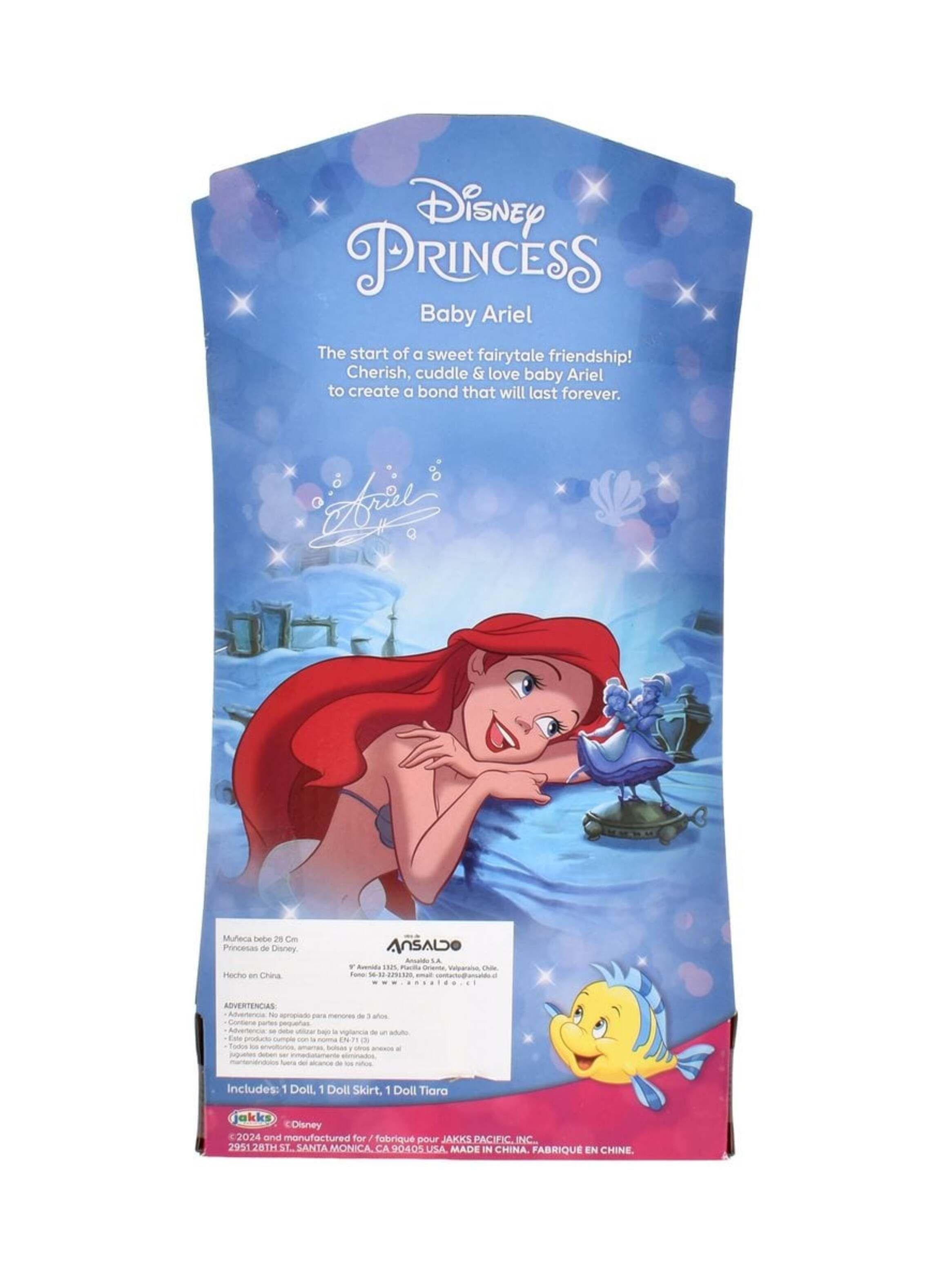 Muñeca Bebé 28 Cm Princesas De Disney - Ariel-3