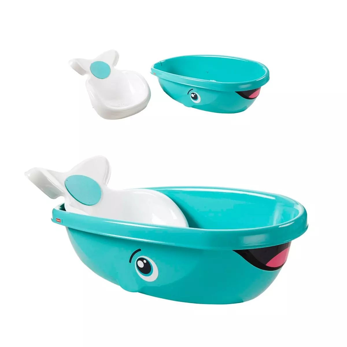 Fisher-Price Baby Bañera Para Bebés Ballena Hora Del Baño-0